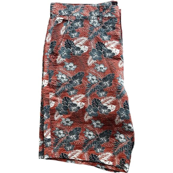 NWT Jachs Island Seersucker Bleeker Fit 9” Short Cotton Summer Floral Print - Picture 4 of 7